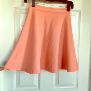 Scuba flare skirt